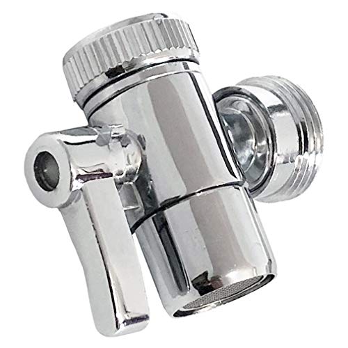 MISSMIN Sink to Garden Hose Diverter Faucet Adapter for Portable Washer/Dishwasher/Washing Machine,for Bathroom and kithcen