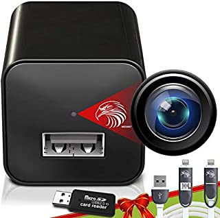 Spy Camera Charger - Hidden Camera - Premium Pack - Mini Spy Camera 1080p - USB Charger Camera - Hidden Spy Camera - Hidden Nanny Cam - Hidden Spy Cam - Hidden Cam - Surveillance Camera Full HD