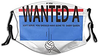 Love Water Polo Ball Games Ice Cream Outdoor Unisex Facial Warmth Adjustable And Reusable Cover With Filter