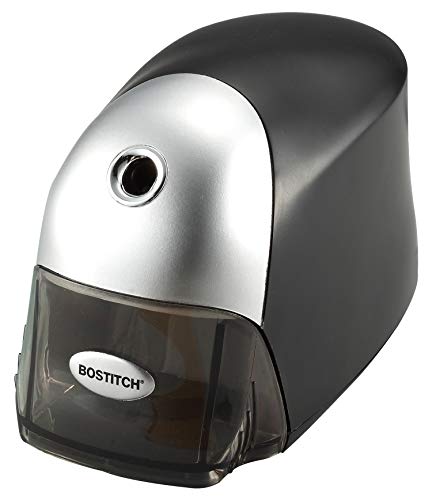 Bostitch QuietSharp Executive Heavy Duty Electric Pencil Sharpener & Colored-Pencil Compatible - Black (EPS8HD-BLK)