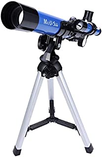 MaxUSee Kids Telescope 400x40mm with Tripod & Finder Scope, Portable Telescope for Kids & Beginners, Travel Telescope with 3 Magnification Eyepieces and Moon Mirror