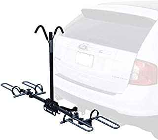 Retrospec Lenox Car Hitch Mount Tray Bike Rack with 2-inch Receiver; 2 Bicycle Carrier, Black