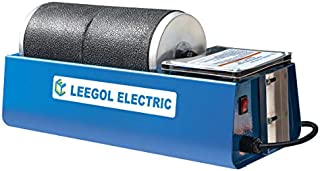 Leegol Electric Rotary Rock Tumbler Double Drum 6LB Lapidary Polisher (Double Drum)