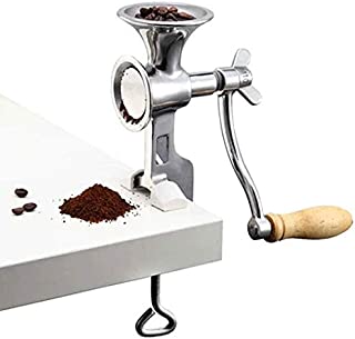 CGOLDENWALL Household Manual Mill Wheat Corn Grain Grinder Nuts Grinder Stainless steel bean Rice grinder Flour grinding machines with Hand Crank Home use