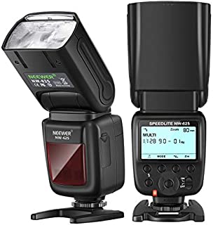 Neewer NW625 GN54 Speedlite Flash for Canon Nikon Panasonic Olympus Pentax Fujifilm DSLRs and Mirrorless Cameras and Sony with Mi Hot Shoe like a9 a7 a7II a7III a7R III a7RII a7SII a6000 a6300 a6500