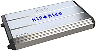 Hifonics ZXX-3200.1D Zeus Mono Channel Car Audio Amplifier (Silver)  Class D Amp, 3200-Watt, Aluminum Heat Sink, Variable Electronic Crossover, Illuminated Logo, Bass Remote Included, 1 Ohm Stable