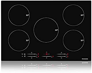 Electric Cooktop, thermomate 30 Inch Built-in Induction Stove Top, 240V Electric Smoothtop with 5 Boost Burner, 9 Heating Level, Timer & Kid Safety Lock, Sensor Touch Control & Keep Warm Function