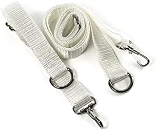 Whitecap Industries S-0245WC Adjustable Dacron Bimini Strap, 1 x 78-Inch, White