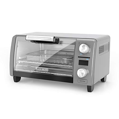 BLACK+DECKER TOD1775G Crisp N Bake Air Fry Digital Toaster Oven, 9