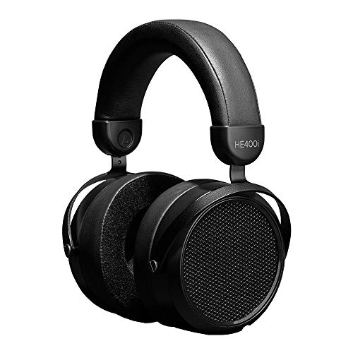 HIFIMAN HE400i 2020 Version Full-Size Over-Ear Planar Magnetic Professional Headphones with Enhanced Headband, 3.5mm Connector, for Audiophiles, Great Sound Quality, Stereo-Black