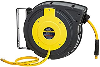 AmazonCommercial Air Tool Hose Reel Water Retractable Polypropylene 3/8