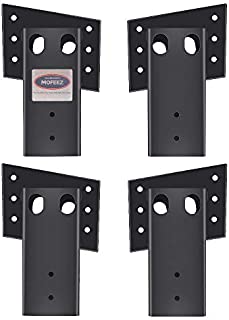 Mofeez Outdoor 4x4 Compound Angle Brackets for Deer Stand Hunting Blinds Shooting Shack (Set of 4)