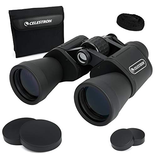 Celestron  UpClose G2 10x50 Porro Binoculars with Multi-Coated BK-7 Prism Glass  Water-Resistant Binoculars with Rubber Armored and Non-Slip Ergonomic Body for Sporting Events