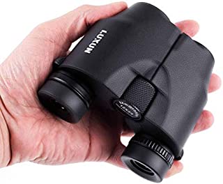 12 x 25 Binoculars for Adults Kids, Compact Mini Small Weak Light Vision Binoculars for Bird Watching Hunting Travel Outdoor Sightseeing