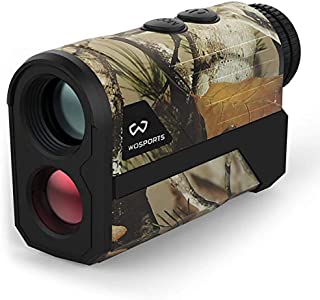 WOSPORTS 1200 Yards Hunting Rangefinder,Archery Rangefinder - Laser Range Finder for Hunting Golf with Speed, Scan and Normal Measurements (Yards Hunting-H100GM)