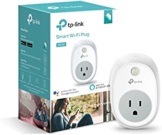 Kasa Smart (HS100) Plug by TP-Link, Smart Home WiFi Outlet Works with Alexa, Echo, Google Home & IFTTT, No Hub Required, Remote Control, 15 Amp, UL Certified, 1-Pack