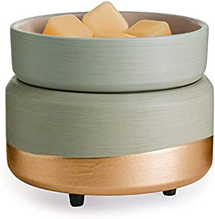 CANDLE WARMERS ETC, Midas 2-in-1 Fragrance Warmer for Warming Scented Candles or Wax Melts and Tarts with to Freshen Room