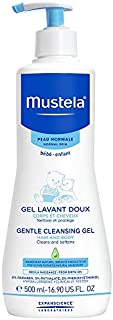 Mustela Gentle Cleansing Gel - Baby Hair & Body Wash - Tear Free - with Natural Avocado fortified with Vitamin B5 - 16.90 fl. oz.