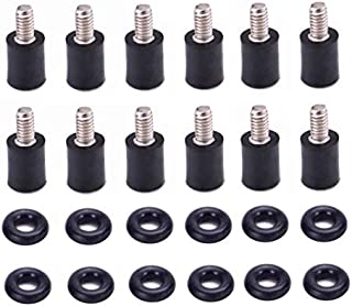 FPVDrone M2 Anti-Vibration Fixed Screws Mounting Hardware Spacer Rubber Standoffs for FPV Drone F3 F4 Mini Flight Controller(12pcs)