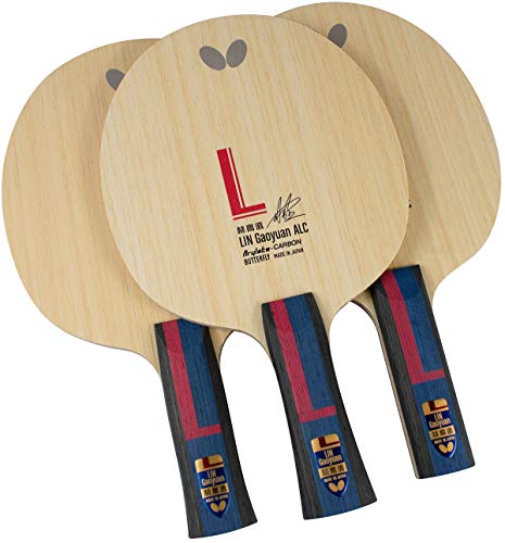 Butterfly Lin Gaoyuan ALC Table Tennis Blade - Arylate-Carbon Fiber Blade - Professional Table Tennis Blade - Available in an, FL, and ST Shakehand Handle Styles - Made in Japan