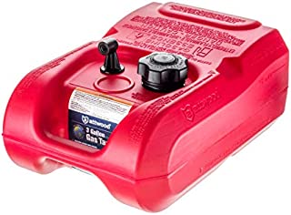 attwood 8803LP2 EPA and CARB Certified 3-Gallon Portable Marine Boat Fuel Tank