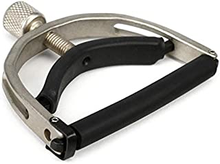 Paige 6-String Standard Capo - Satin Nickel - Guitar Capo Acoustic - 6 String Acoustic Guitar Capo For your Guitar Accesories. Classical Guitar Capo - Paige Capo best Capo for Music Accessories.