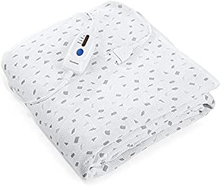 Heated Mattress Pad Twin with Ventilated Technology, 100% Polyester Electric Underblanket with 4 Heating Levels & 10 Hours Auto Off, Fast Heating & Machine Washable