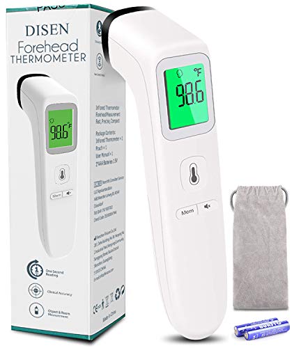 Non-Contact Thermometer for Adults and Kid,No Touch Infrared Forehead Thermometer for Fever, Smart Temperature Gun Reading Detection on Forehead