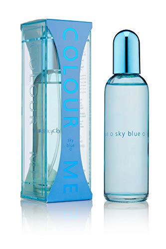 Colour Me | Sky Blue | Eau de Parfum | Perfume Spray | Womens Fragrance | Chypre Floral Scent | 3.4 oz