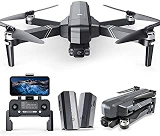 Ruko F11Gim Drones with Camera for Adults, 2-Axis Gimbal 4K EIS Camera, 2 Batteries 56Mins Flight Time,Brushless Motor, 5GHz FPV Transmission, GPS Auto Return Home, 5times Zoom No Fisheye