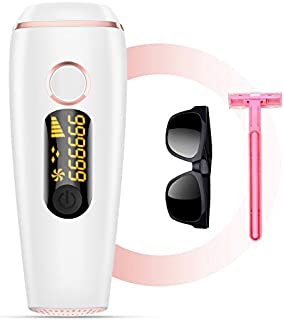 Fezax IPL Permanent Painless Hair Remover for Women and Man, UPGRADE to 999, White, 1 Count