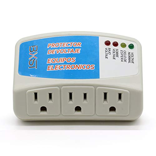 BSEED US Plug Home Appliance Surge Protector 120V Low Power Suppressor Voltage Brownout Outlet 1 PACK