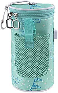 Topwon Baby Milk Bottle Warmer Bag Portable USB Breast Milk Keep Warm Bag Insulated Baby Bottle Tote Bag for Outside Walk, Shopping, Travelling