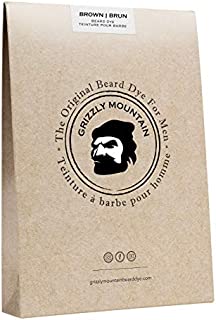 Grizzly Mountain Beard Dye - Organic & Natural Brown Beard Dye