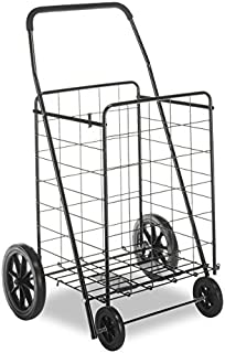 Whitmor Deluxe Utility Cart, Extra Large, Black