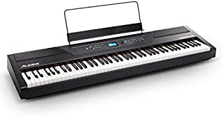 Alesis Recital Pro - Digital Electric Piano / Keyboard with 88 Weighted Hammer Action Keys, 12 Premium Voices and Built in Speakers