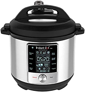 Instant Pot Max Pressure Cooker 9 in 1, Best for Canning with 15PSI and Sterilizer, 6 Qt