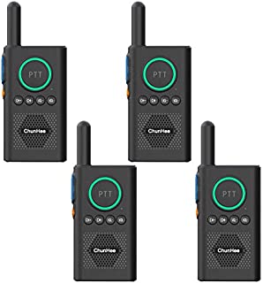 Chunhee Wireless Intercom System for Elderly/Kids, Home Intercom System Room to Room Communication, 1.5 Miles Long Range 16 Channel Intercom System for Home/Office/Camping/Hiking/Vacation(4 Pack)