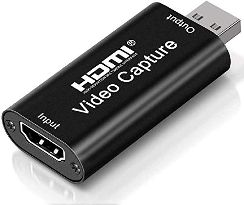 Audio Video Capture Cards 4k Cam Link Card HDMI to USB 2.0 Record to DSLR Camcorder Action Cam Computer Capture Device for Streaming, Live Broadcasting, Video Conference, Teaching, Gaming