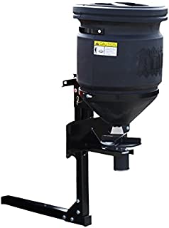 Buyers Products UTV All Purpose Spreader, 150 lb. Capacity with Lid, Black