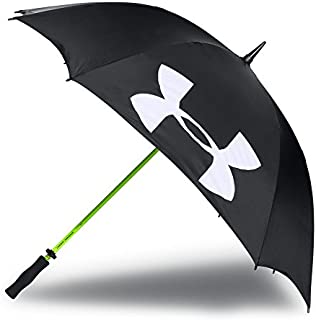 Under Armour Adult Golf Umbrella Single Canopy 62-inch , Black (001)/White , One Size Fits All