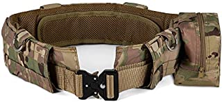 Battle Belt with Outer Molle Belt, Inner War Belt, and Carry Pouch - Fits 32