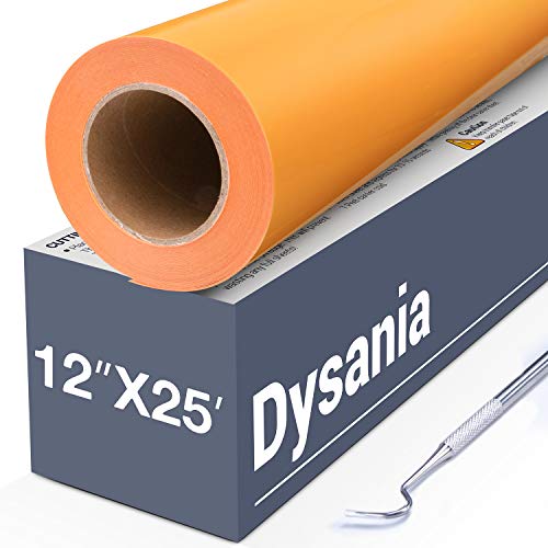 HTVRONT Heat Transfer Vinyl Orange HTV Vinyl Rolls - 12