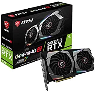 MSI Gaming GeForce RTX 2060 6GB GDRR6 192-bit HDMI/DP Ray Tracing Turing Architecture VR Ready Graphics Card (RTX 2060 GAMING Z 6G)