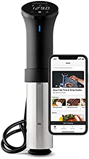 Anova Culinary AN500-US00 Sous Vide Precision Cooker (WiFi), 1000 Watts | Anova App Included, Black and Silver