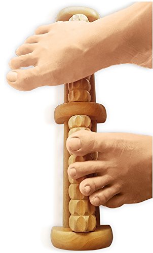 (New) TheraFlow Foot Massager Roller. Plantar Fasciitis, Trigger Point Therapy - Acupressure Reflexology Tool for Foot Pain, Relaxation, Stress Relief and Diabetic Neuropathy. Foot Pain Relief