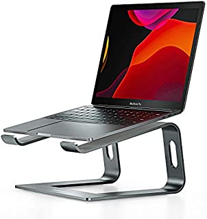 Nulaxy Laptop Stand, Ergonomic Aluminum Laptop Mount Computer Stand, Detachable Laptop Riser Notebook Holder Stand Compatible with MacBook Air Pro, Dell XPS, Lenovo More 10-15.6