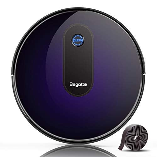 Robot Vacuum,Bagotte Upgraded 2000Pa Strong Suction Robotic Vacuum Cleaners, Automatic Carpet Boost, 2.7