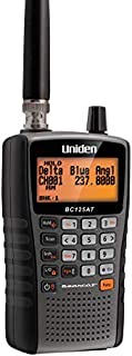 Uniden Bearcat BC125AT Handheld Scanner, 500-Alpha-Tagged Channels, Close Call Technology, PC Programable, Aviation, Marine, Railroad, NASCAR, Racing, and Non-Digital Police/Fire/Public Safety.