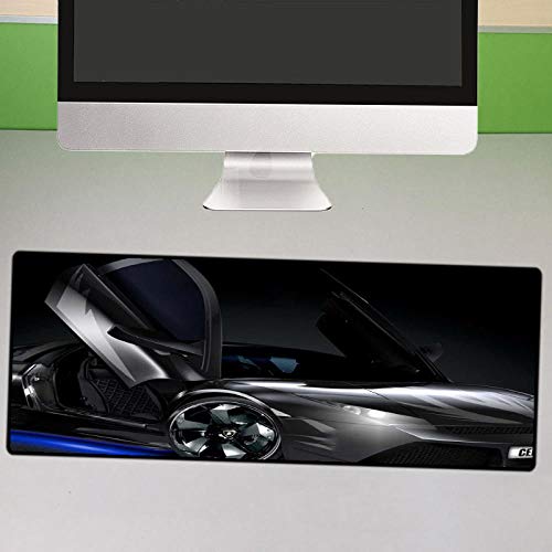 2 Pcs Large Gaming Mouse Pad Wars Anime Gamer Locking Edge Keyboard Mouse Mat Gaming Desk Mousepad for Csgo LOL Dota Game